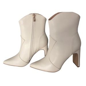 🆕 Faux Leather Ankle Booties